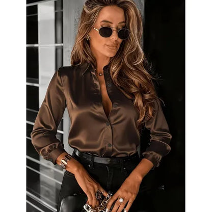 Chemise Satinée Élégance Éloria