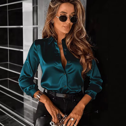 Chemise Satinée Élégance Éloria