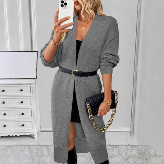 Robe Pull Longue Oversize — Col V