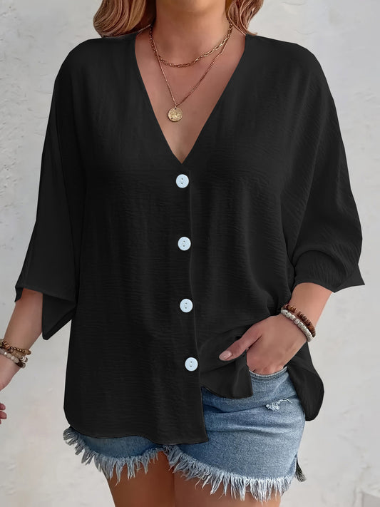 Blouse Oversize Col V