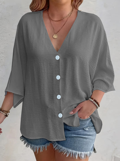 Blouse Oversize Col V