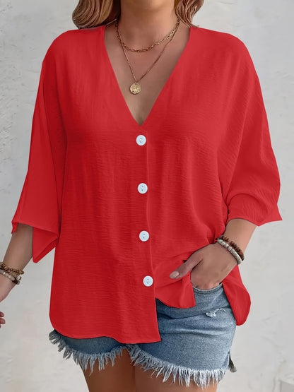 Blouse Oversize Col V
